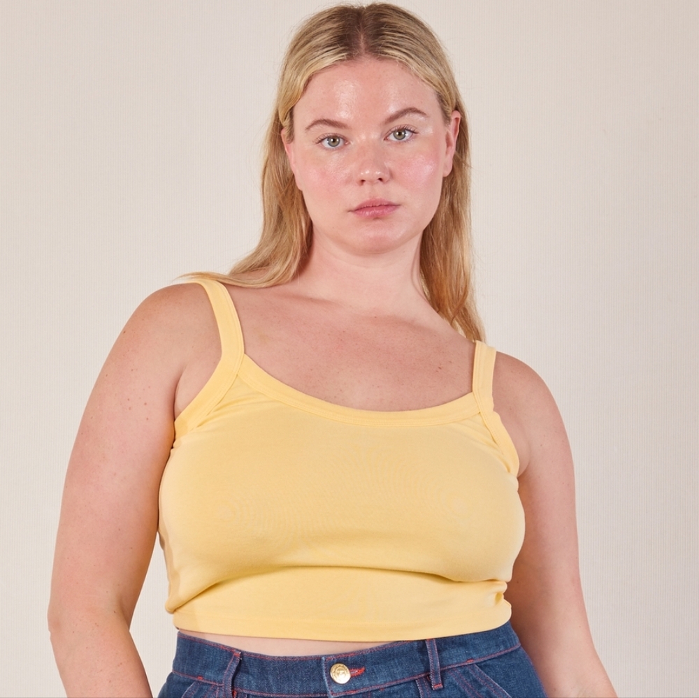 Big Bud Press Butter Yellow Cropped Cami 2X
